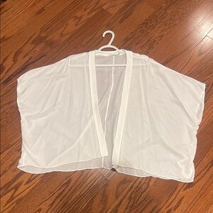 Talula White Sheer Kimono Top